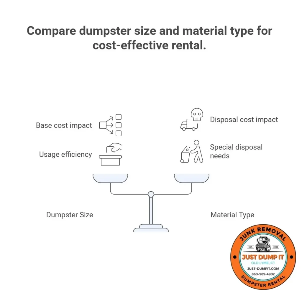 Why Dumpster Prices Vary in Old Saybrook Visuals